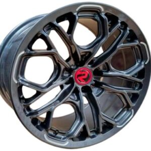 Aros 17x8.0 8x100x114.3 DARK GUN METAL MILLING