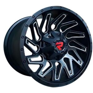 Aros 17x9.0 6x139.7 SATTIN MATTE BLACK MILLING WINDOWS