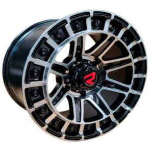 Aros 17x8.5 6x139.7 ET 0 CB 110.1 BLACK MACHINED FACE