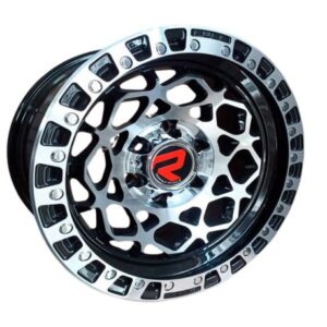 Aros 17x9.0 6x139.7 BLACK MACHINED FACE AND LIP