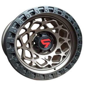 Aros 17x9.0 6x139.7 BRONZE FACE SATTIN MATTE BLACK LIP