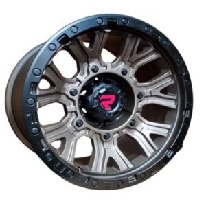 Aros 17x9.0 6x139.7 BRONZE FACE BLACK LIP