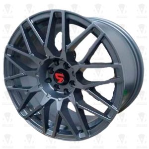 Aros 17x8.0 10x100x114.3 SATTIN MATTE GUN METAL